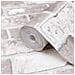 Carta da parati Solida 3D Rigato Mattone 10 x 0,53 m - Foto miniatura 4
