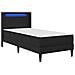 Struttura letto con materasso Nero 90 x 190 cm Similpelle - Foto miniatura 5