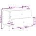 Armadio da Notte con cassetto Legno antico 62 x 34,5 x 47,5 cm - Foto miniatura 9