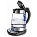 69292 - Bollitore elettrico in vetro, 1,7 l, 2200 W, acciaio inossidabile. - Foto miniatura 1