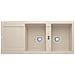 Lavello MRG621SH 2 Vasche Gocciolatoio Reversibile Dimensioni 116 x 50 cm Colore Sahara Serie Maris - Foto miniatura 4