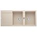 Lavello MRG621SH 2 Vasche Gocciolatoio Reversibile Dimensioni 116 x 50 cm Colore Sahara Serie Maris - Foto miniatura 1