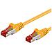 ICOC LS6-100YE - Cavo di rete Patch in rame Cat. 6 SFTP LSZH 10 m - Giallo  - Foto miniatura 1