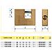 Lucchetto Catenaccio Antiscasso Ottone Mm 50 / 60 / 70 / 90 - 50mm - Foto miniatura 2