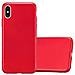 Custodia Compatibile Con Apple Iphone Xs Max In Rosso Metallico - Coperchio Protettivo In Silicone Tpu Flessibile - Foto miniatura 5