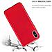 Custodia Compatibile Con Apple Iphone Xs Max In Rosso Metallico - Coperchio Protettivo In Silicone Tpu Flessibile - Foto miniatura 7