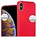 Custodia Compatibile Con Apple Iphone Xs Max In Rosso Metallico - Coperchio Protettivo In Silicone Tpu Flessibile - Foto miniatura 8