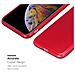Custodia Compatibile Con Apple Iphone Xs Max In Rosso Metallico - Coperchio Protettivo In Silicone Tpu Flessibile - Foto miniatura 9