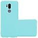 Custodia Compatibile Con Lg G7 Thinq In Candy Blu - Coperchio Protettivo In Silicone Tpu Flessibile - Foto miniatura 2