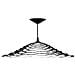Lampada A Sospensione Ara - Lampadario - Da Soffitto - Nero In Metallo, Plastica, 40 X 40 X 70 Cm, 1 X E27, 60w - Foto miniatura 1
