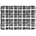 Cuscini per Divano Pallet 7 pz Grigio Motivo a Quadri - Foto miniatura 6