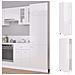 Mobile per Frigo “Lyon” Bianco Lucido 60x57x207 cm - Foto miniatura 5