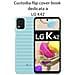 Smart Book Custodia Poket Silicone Flip Cover Case Per Lg K42 Black - Foto miniatura 2