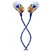 Smile Jamaica, Stereofonico, 3.5 mm (1/8") , Interno orecchio, Blu, Bianco, Legno, Cablato, Intraurale - Foto miniatura 1