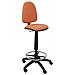 T04cp Sgabello Ergonomico, Altezza Regolabile E Anello Poggiapiedi Marrone - Foto miniatura 2