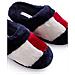 Pantofole Donna In Peluche Colorblock - Foto miniatura 1
