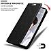 Custodia Compatibile Con Honor Nova 7 Pro 5g In Nero Di Notte - Coperchio Protettiva Con Chiusura Magnetica, Funzione Stand E Tasca Per Le Carte - Foto miniatura 7