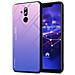 Custodia Compatibile Con Huawei Mate 20 Lite In Rosa - Blu - Coperchio Protettivo Bicolore In Vetro Temperato E Silicone Tpu - Foto miniatura 1