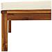 Set Divani da Giardino 3 pz con Cuscini Crema in Legno Acacia - Foto miniatura 8