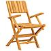 Sedie Da Giardino Pieghevoli 2pz 55x61x90cm Legno Massello Teak - Foto miniatura 3