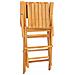 Sedie Da Giardino Pieghevoli 2pz 55x61x90cm Legno Massello Teak - Foto miniatura 5