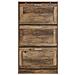 Scarpiera Ribaltabile Scarpiera A 3 Ribalte Portascarpe Salvaspazio Slim, 60x23x115cm, Noce, Fsr137-l-f - Foto miniatura 1