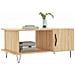 Tavolino Da Salotto Rovere Sonoma 90x50x40 Cm Legno Multistrato - Foto miniatura 3