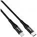Cavo Usb-c Lightning, Per Ipad, Iphone, Ipod, Nero /alluminio, 2m Mfi - Foto miniatura 2