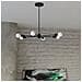 Sollux Lighting Lampadario Lango 5 Nero Sl.1022 - Moderno Lampadari Nero 46x66x66 Cm - Foto miniatura 1
