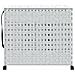 Cesto Portabiancheria Con Ruote Bianco 66x35x60 Cm Rattan - Foto miniatura 3