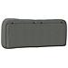 Cuscino Testiera Grigio Scuro 140 cm in Tessuto - Foto miniatura 7