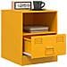 Comodini 2 pz Giallo Senape 34,5x39x44 cm in Acciaio - Foto miniatura 2