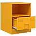 Comodini 2 pz Giallo Senape 34,5x39x44 cm in Acciaio - Foto miniatura 3
