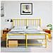 Comodini 2 pz Giallo Senape 34,5x39x44 cm in Acciaio - Foto miniatura 4