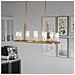 Lampadario Contemporaneo Kimrose Acciaio Ottone Spazzolato Vetro 10 Luci E14 - Foto miniatura 5