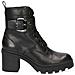 Black Casual Leather Booties Stivaletti Pelle Scarpe Donna Nero Eu 36, 9-25209-27-022 - Foto miniatura 1