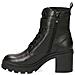 Black Casual Leather Booties Stivaletti Pelle Scarpe Donna Nero Eu 36, 9-25209-27-022 - Foto miniatura 3