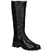 Black Comb Casual Closed Boots Stivaletti Pelle Scarpe Donna Nero Eu 38, 9-25611-41-019 - Foto miniatura 1