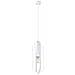 Lampada A Sospensione Nicus 1 Bianco Sl. 1360 - Moderno Lampade A Sospensione Bianco 140x11x11 Cm - Foto miniatura 1