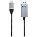 10.15.5002 cavo e adattatore video 1,8 m USB tipo-C DisplayPort Alluminio, Nero - Foto miniatura 2