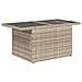Set Divano Da Giardino 6pz Con Cuscini Grigio Chiaro Polyrattan - Foto miniatura 7
