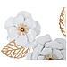 Decorazione In Metallo 3d Fiori 2 - Bianco - Metallo - 158x9x60 Cm - Foto miniatura 2