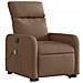 Lusso Casadino -  Poltrona Alzapersona Massaggiante Elettrica Marrone Tessuto - Foto miniatura 3