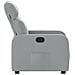 Poltrona Reclinabile In Tessuto Grigio Chiaro - Foto miniatura 6