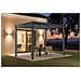 Pergola Bioclimatica Autoportante Piana 3x2m - Alluminio - Grigio - Lamelle Orientabili In Acciaio - Foto miniatura 7