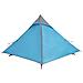 Tenda da Campeggio per 2 Persone Blu Impermeabile - Foto miniatura 5