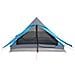 Tenda da Campeggio per 2 Persone Blu Impermeabile - Foto miniatura 6