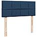 Giroletto a Molle con Materasso Blu 120x190 cm in Tessuto - Foto miniatura 7