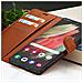 Custodia A Portafoglio Per Galaxy S21 Ultra 5g Con Supporto E Linguetta Magnetica, Marrone - Foto miniatura 3