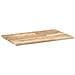 Piano Scrivania Non Trattato 100x50x2cm Legno Massello Acacia - Foto miniatura 7